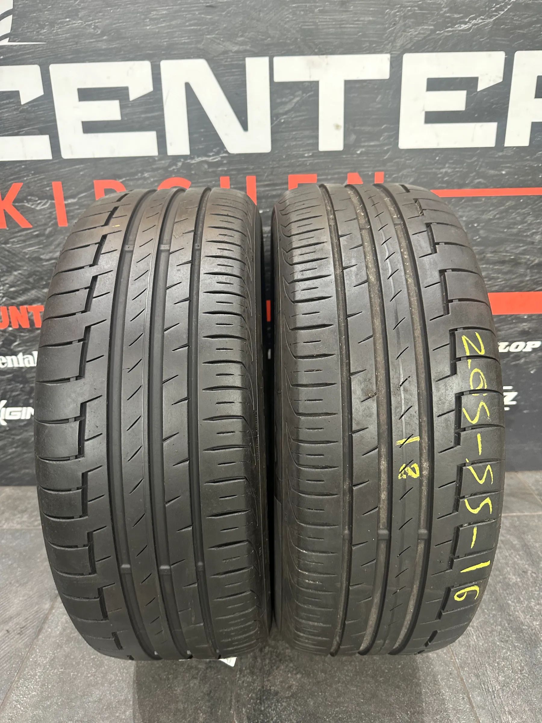 2x Sommerreifen 205/55 R16 91V Continental Premuim Contact 6 2019 5,5mm