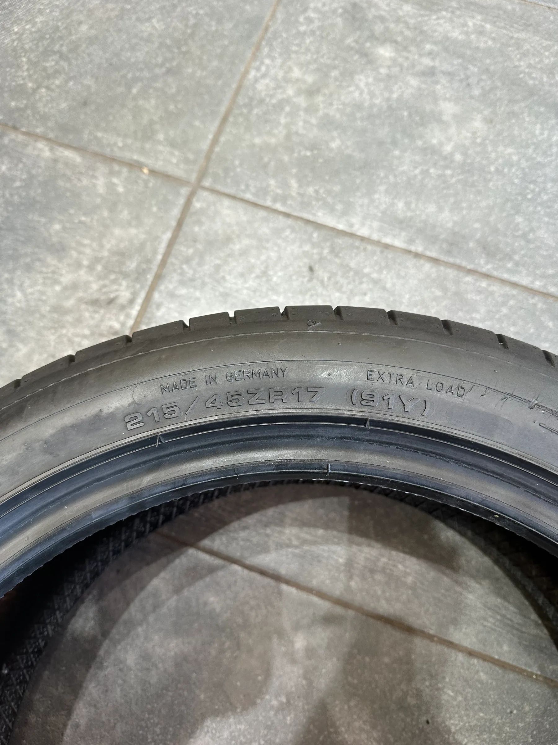2x Sommerreifen 215/45 R17 91Y Dunlop 2016 8mm