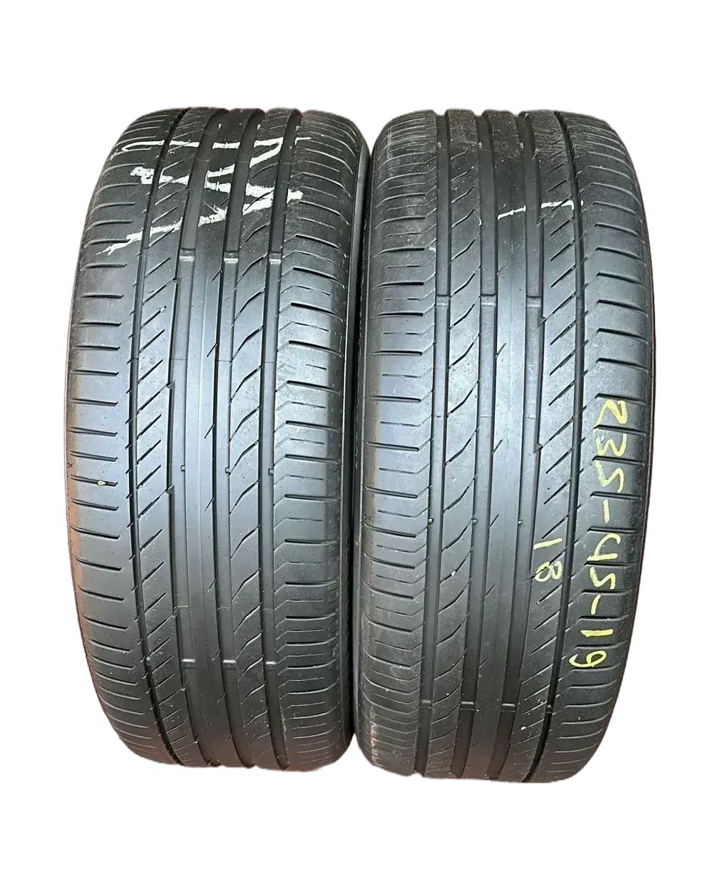 2x Sommerreifen 235/45 R19 99V Continental 2018 5,5mm