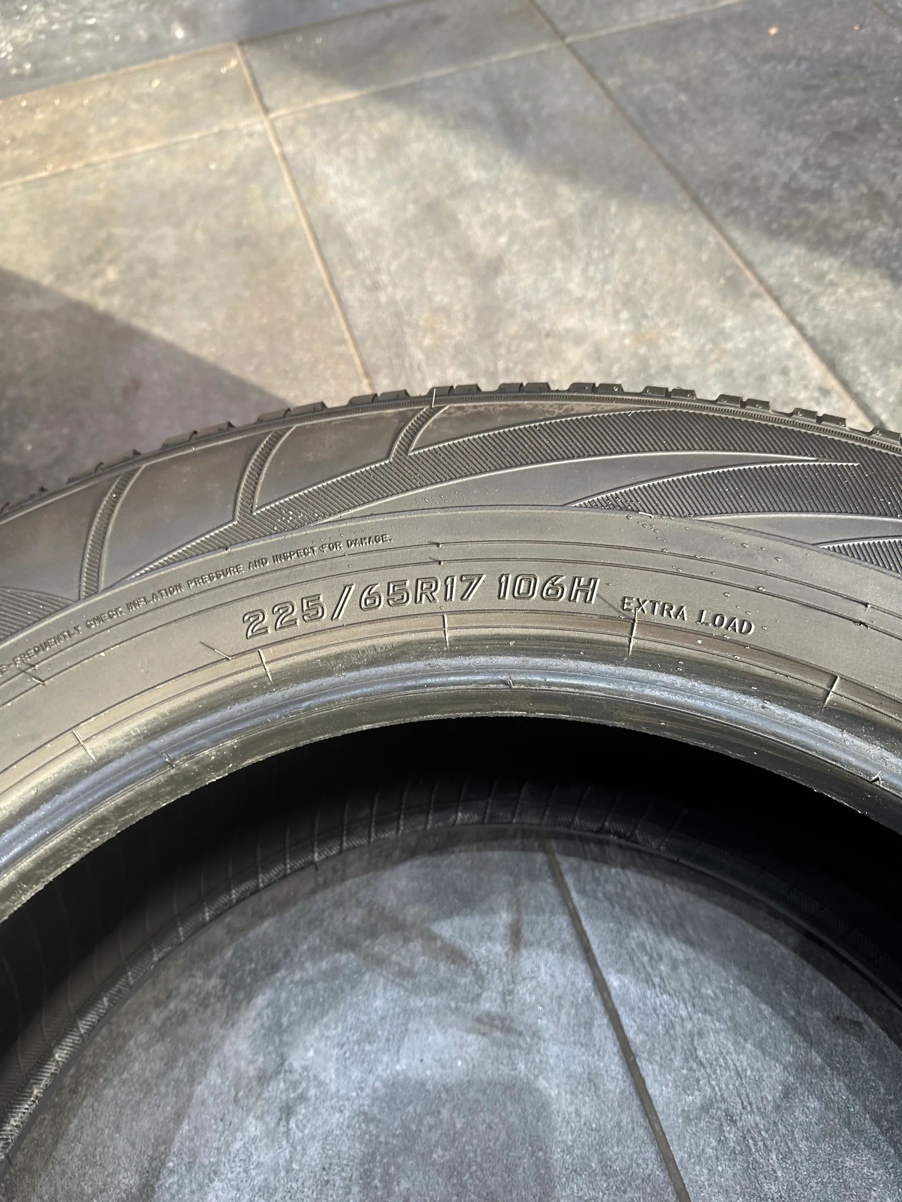 2x Winterreifen 225/65 R17 106H Falken 2019 6mm
