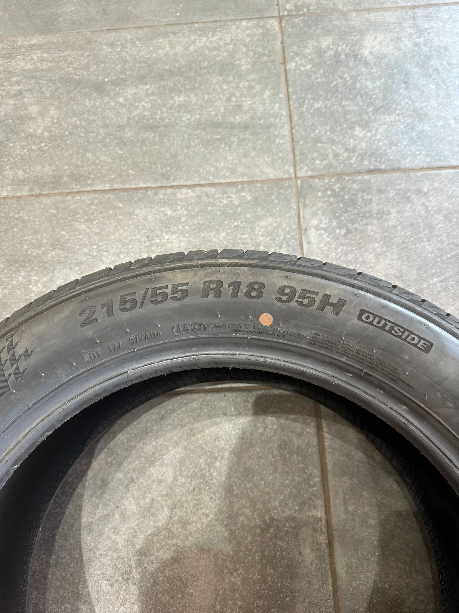 2x Sommerreifen 215/55 R18 95H Kumho 2021 8mm