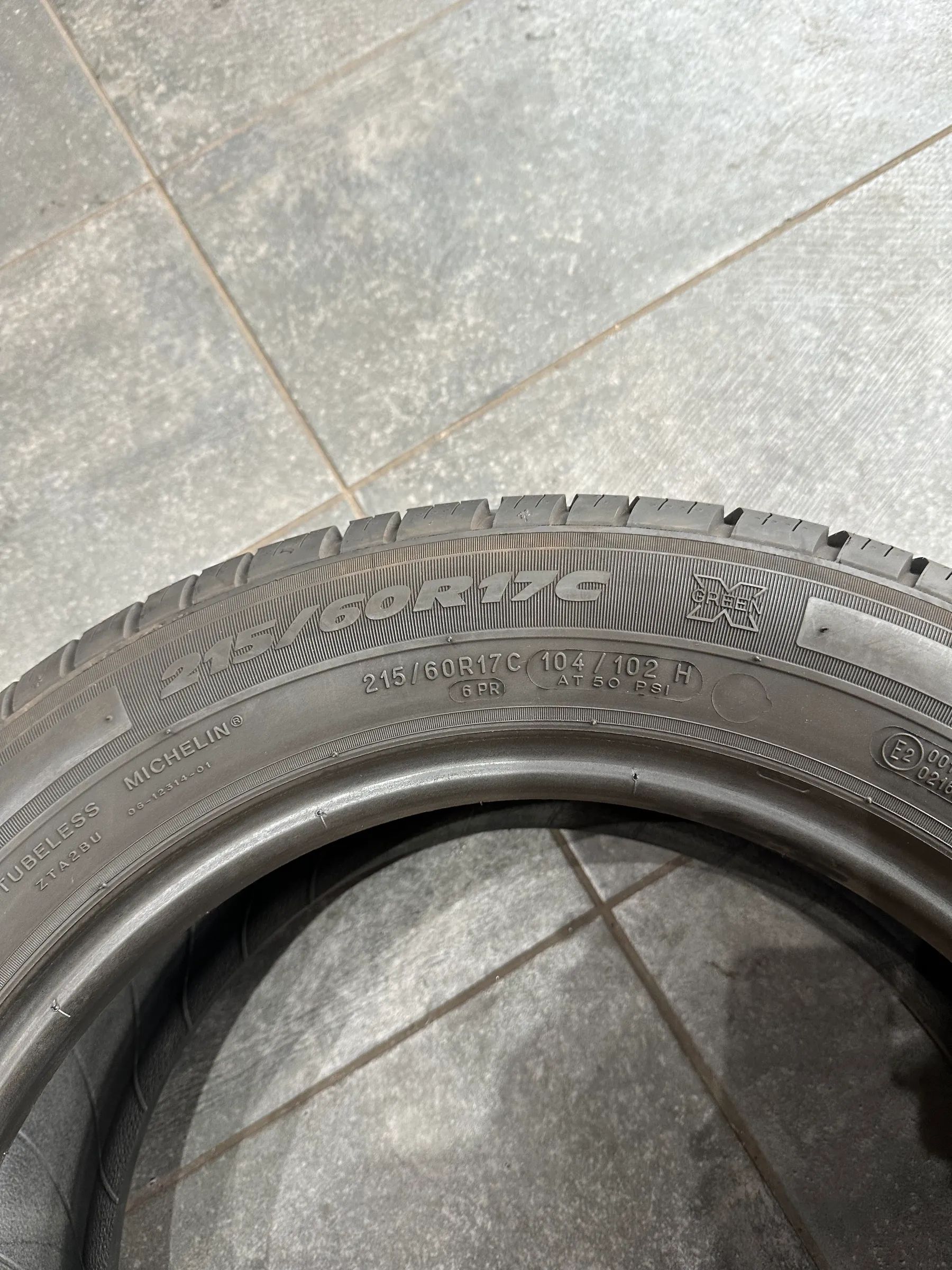 4x Sommerreifen 215/60 R17C 104/102H Michelin 2018 9mm