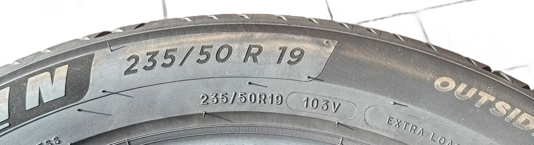 2x Sommerreifen 235/50 R19 103V Michelin 2022 6,3mm