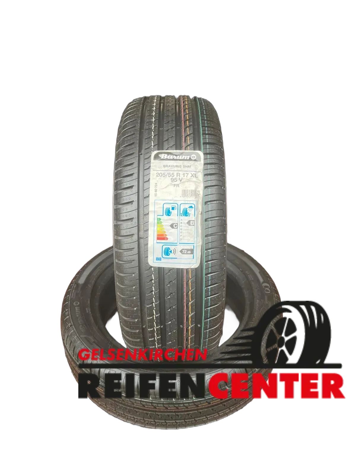 2x Sommerreifen NEU 205/55 R17 95V Barum 2018