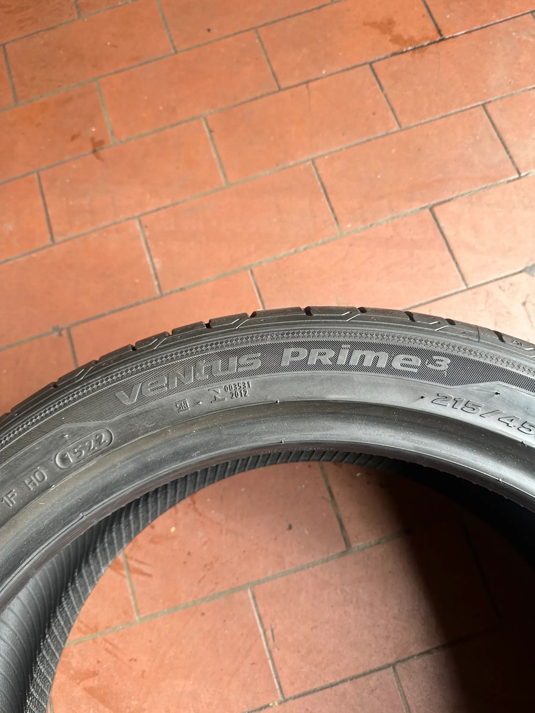 2x Sommerreifen 215/45 R18 89V Hankook Ventus Prime 3 2022 7,2mm