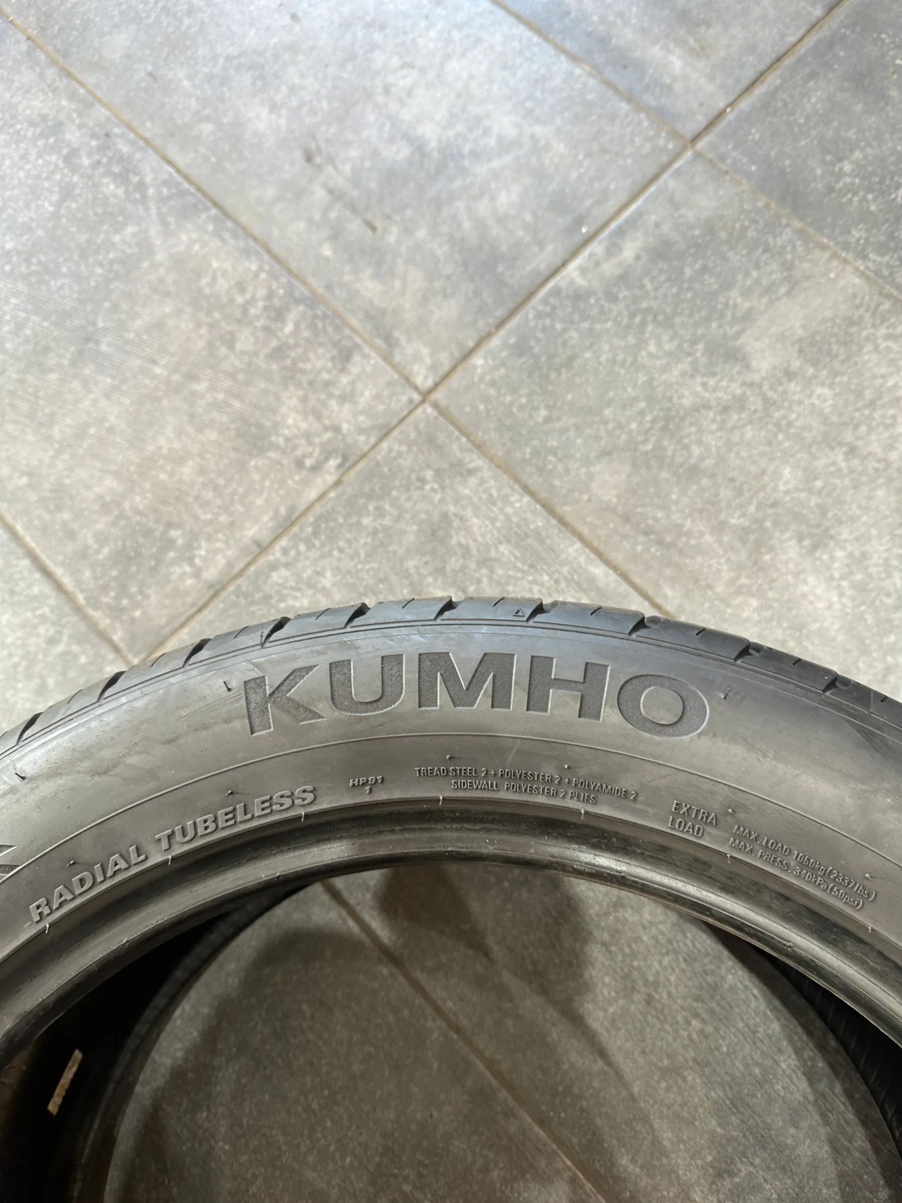 2x Sommerreifen 275/45 R20 110Y Kumho 2020 4,5mm