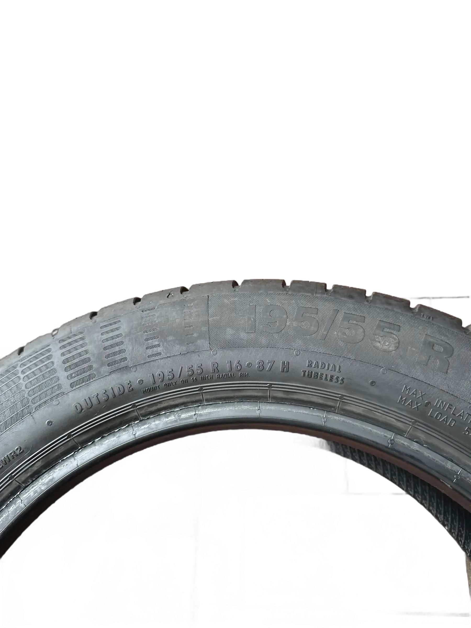 2x Sommerreifen 195/55 R16 87H Continental 2016 7mm