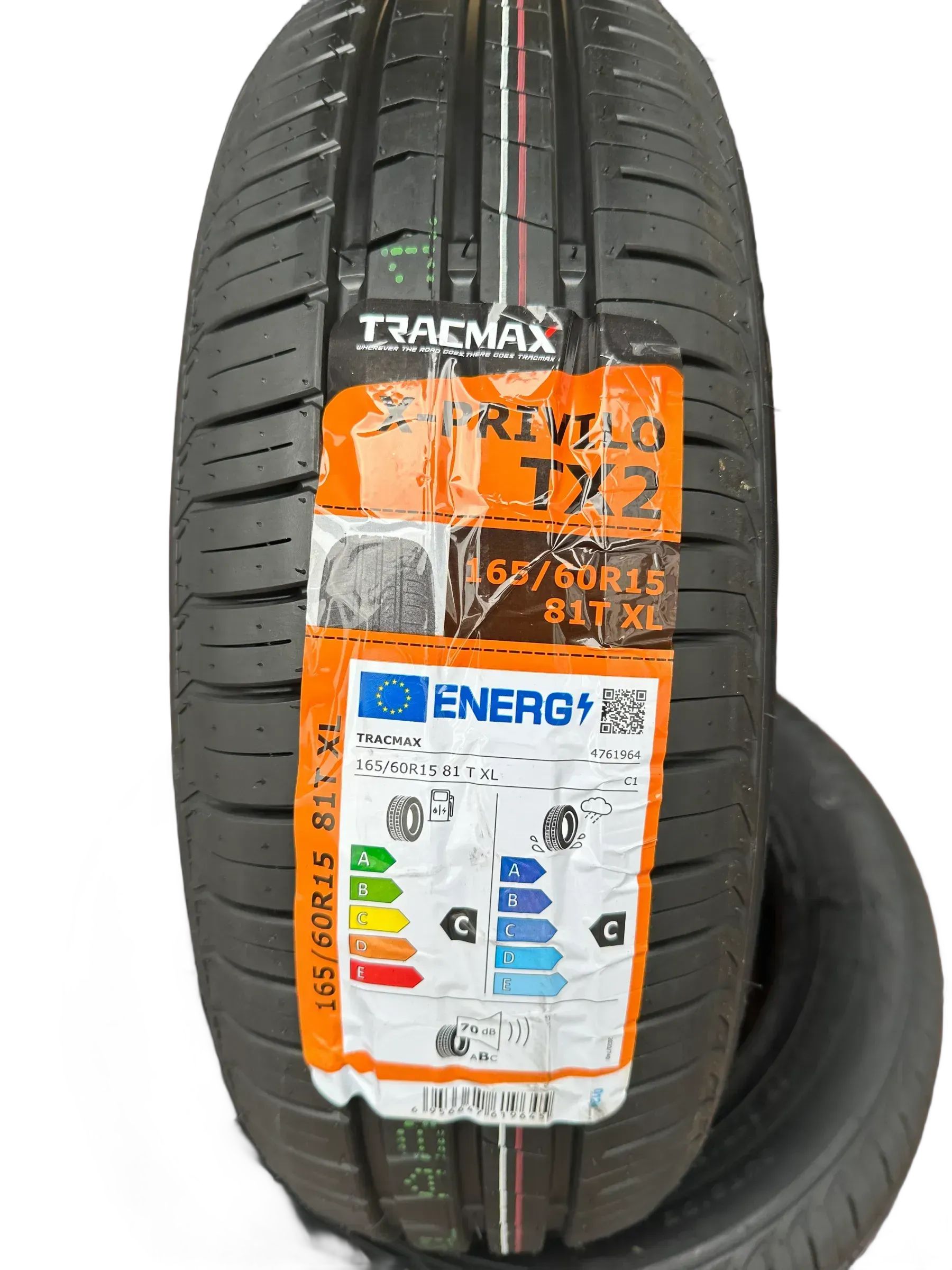 2x Sommerreifen NEU 165/60 R15 81T Tracmax 2024