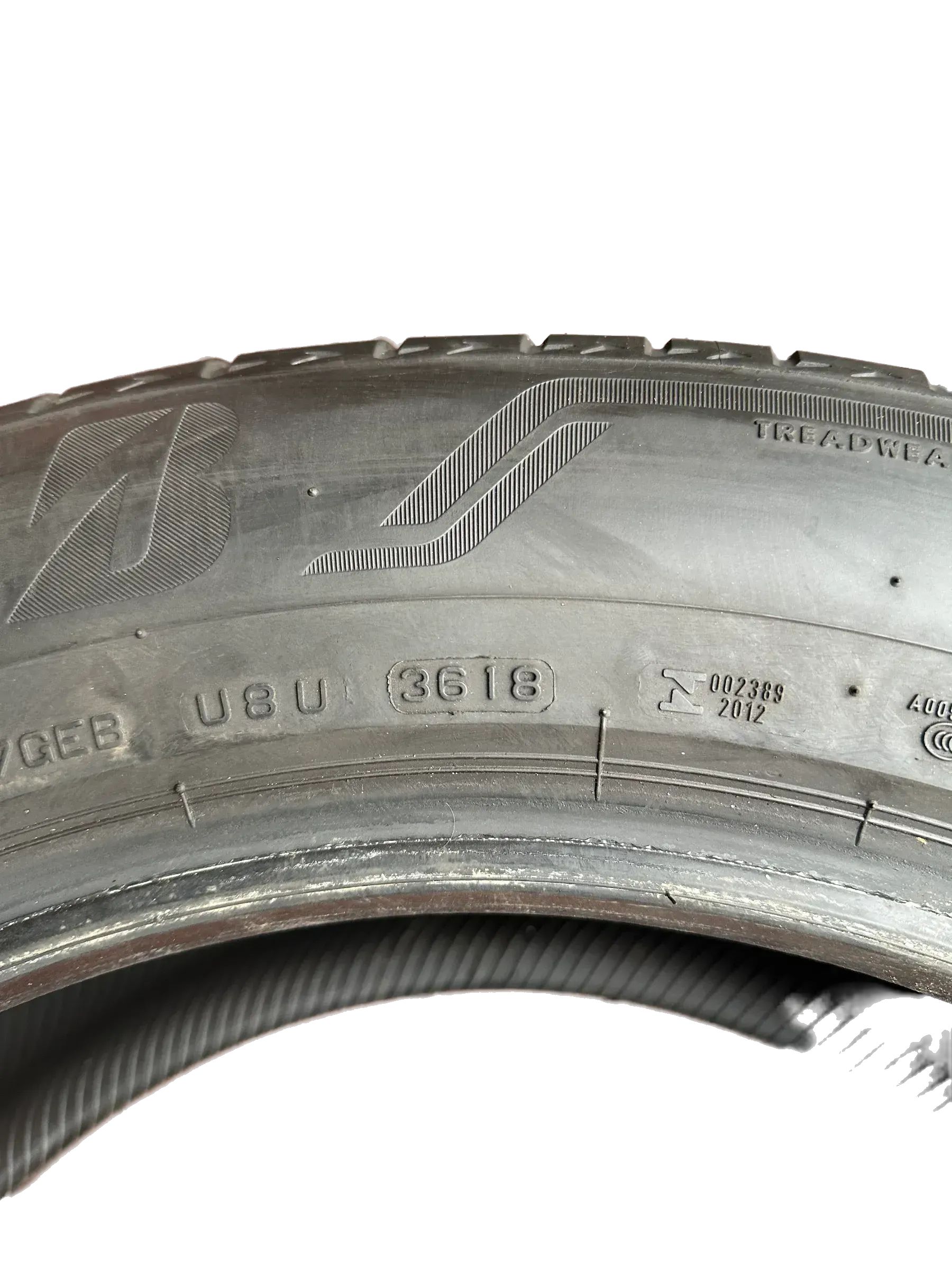 4x Sommerreifen 255/55 R19 107W Bridgestone 2018 5,5mm