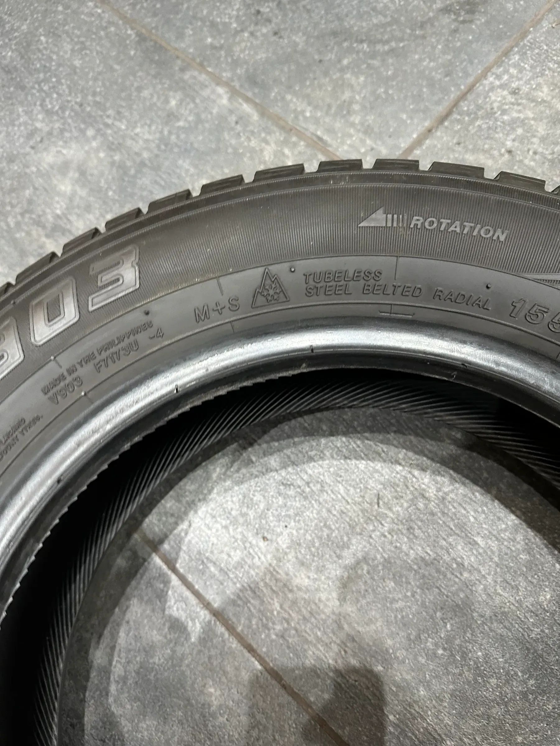 2x Winterreifen 155/70 R13 75T Yokohama 2021 8,2mm