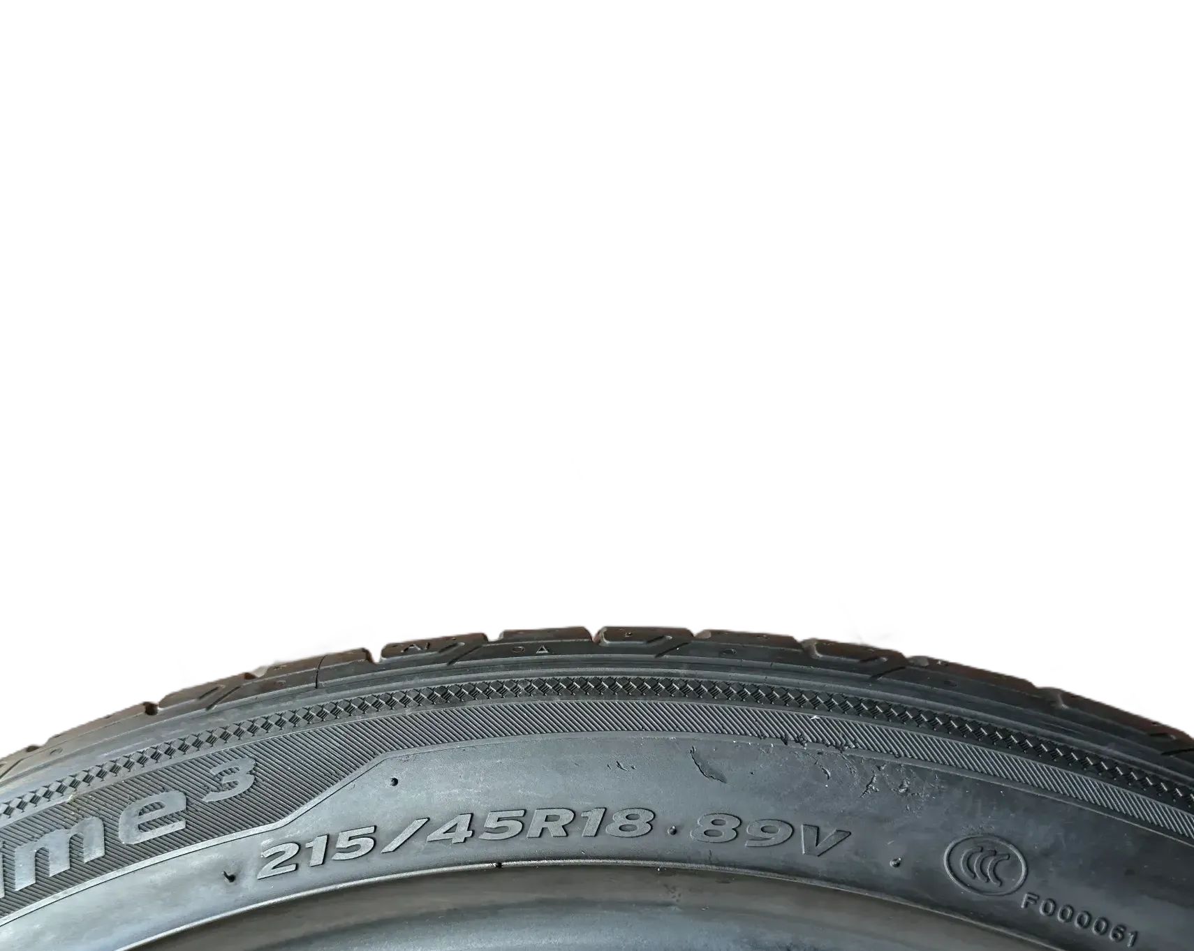 4x Sommerreifen 215/45 R18 89V Hankook 2018 7mm