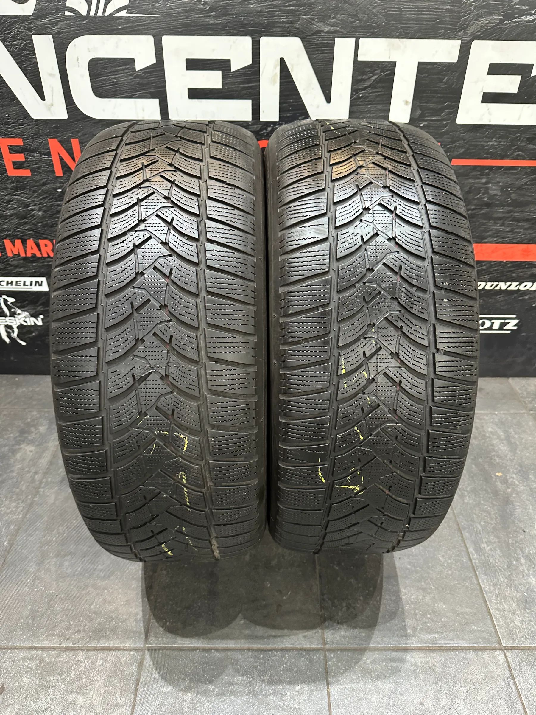 2x Winterreifen 255/55 R19 111V Dunlop 2016 5mm