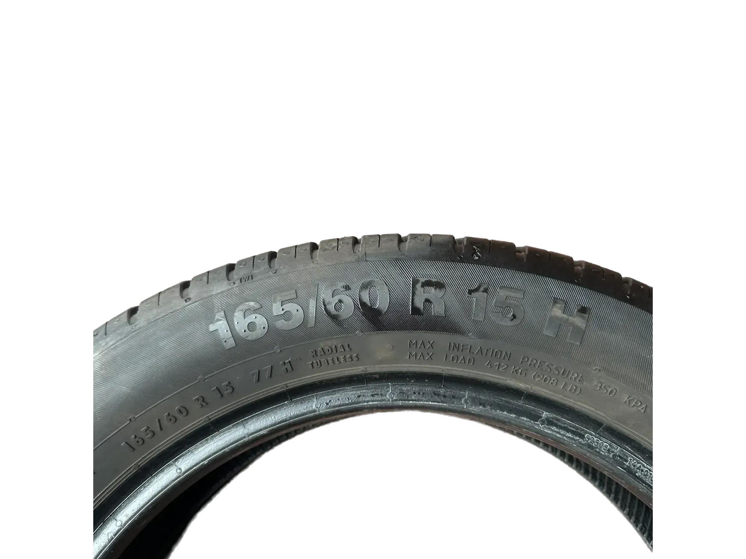 4x Sommerreifen 165/60 R15 77H Continental 2016 6mm