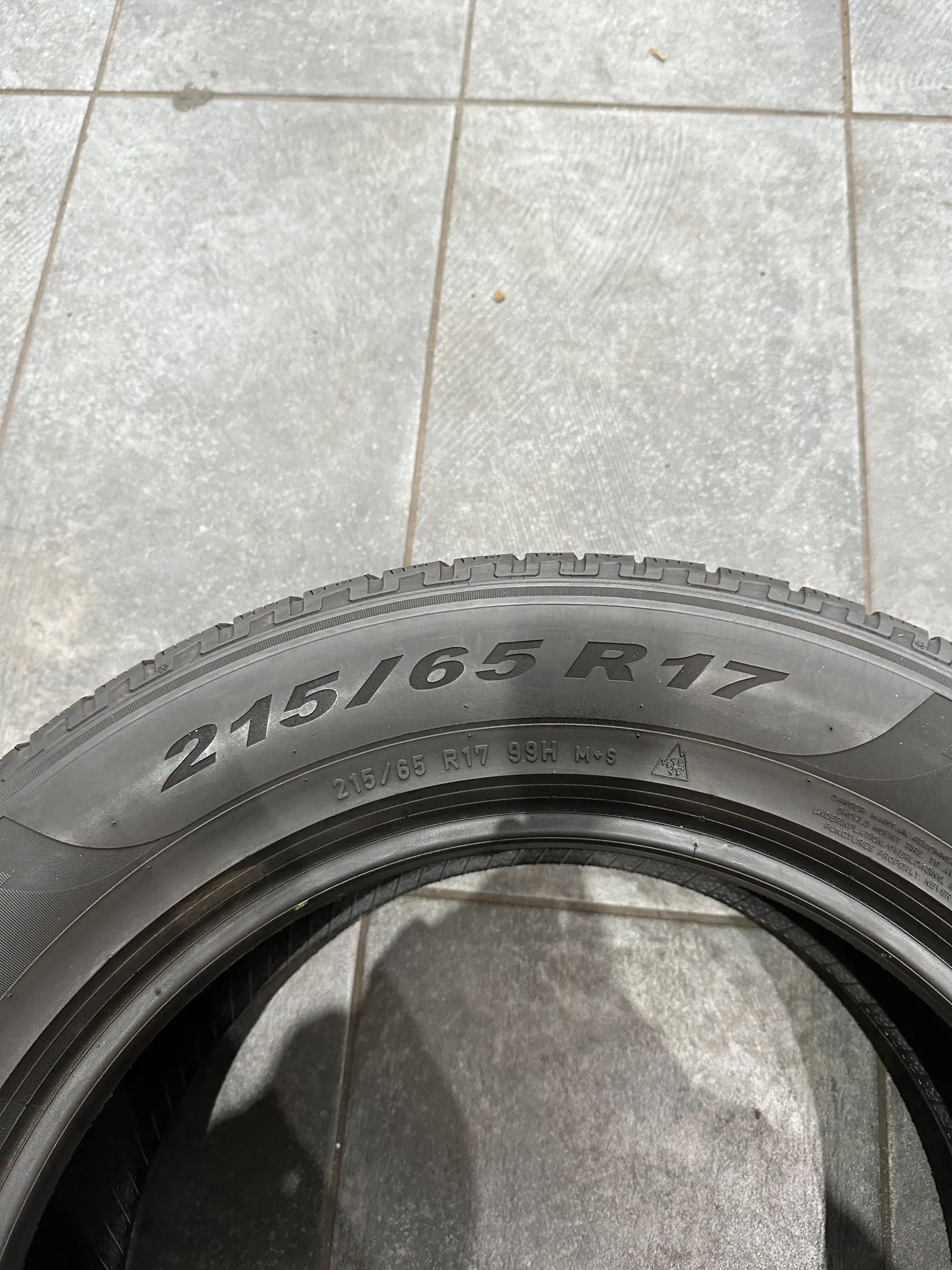2x Winterreifen 215/65 R17 99H Pirelli 2017 5mm