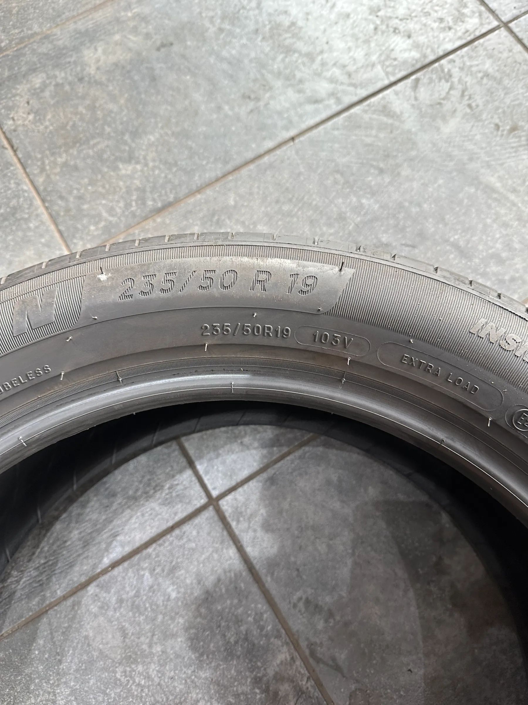 4x Sommerreifen 235/50 R19 103V Michelin 2021 6mm