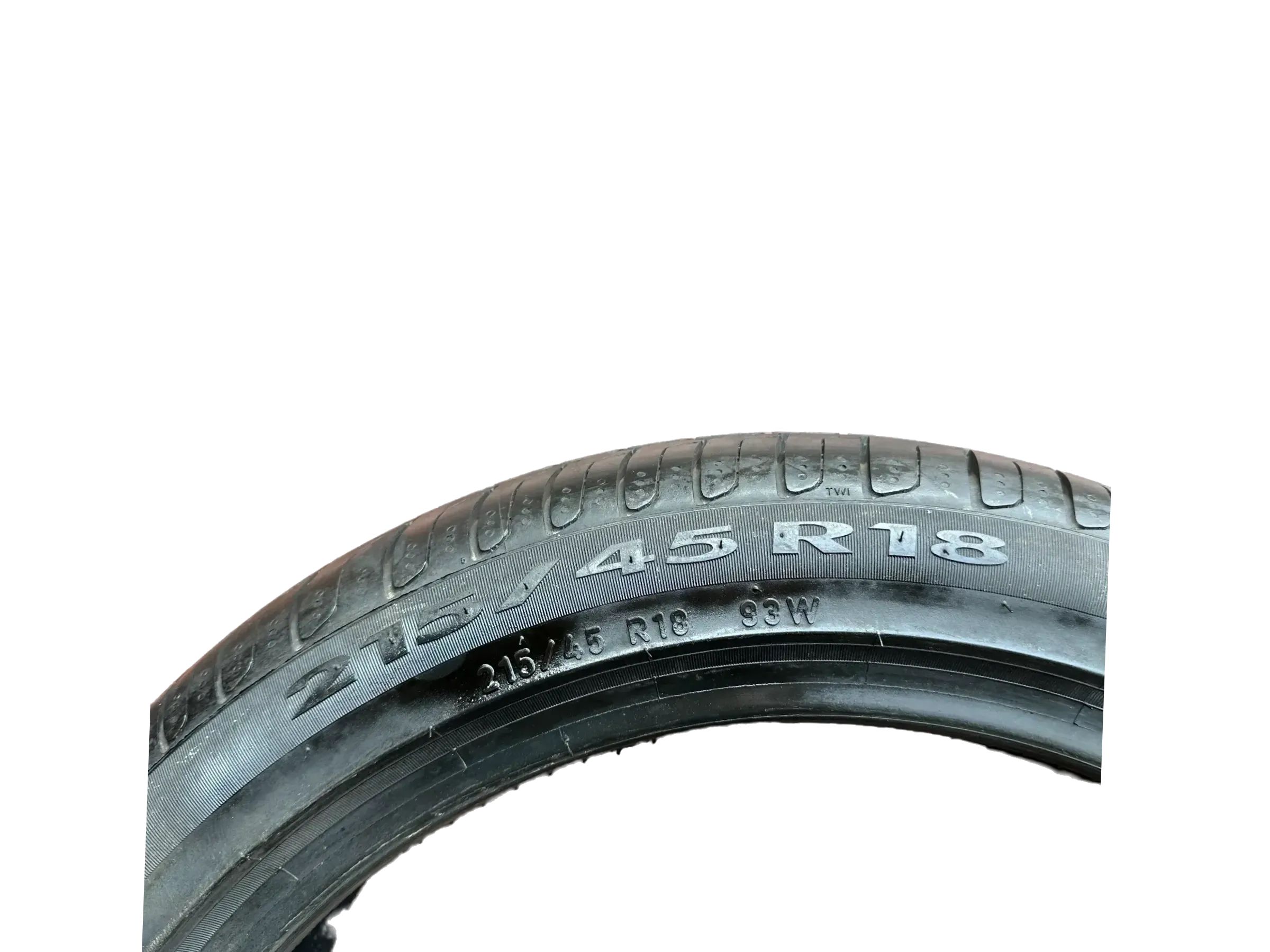 4x Sommerreifen 215/45 R18 93W Pirelli 2017 7mm