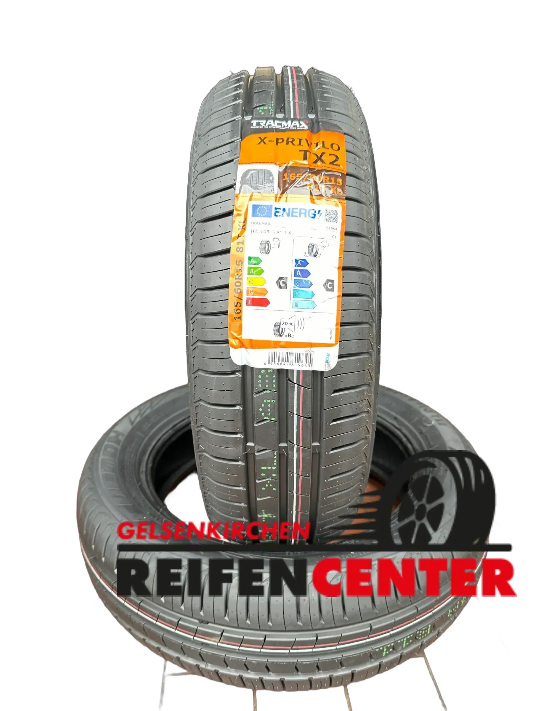 2x Sommerreifen NEU 165/60 R15 81T Tracmax 2024