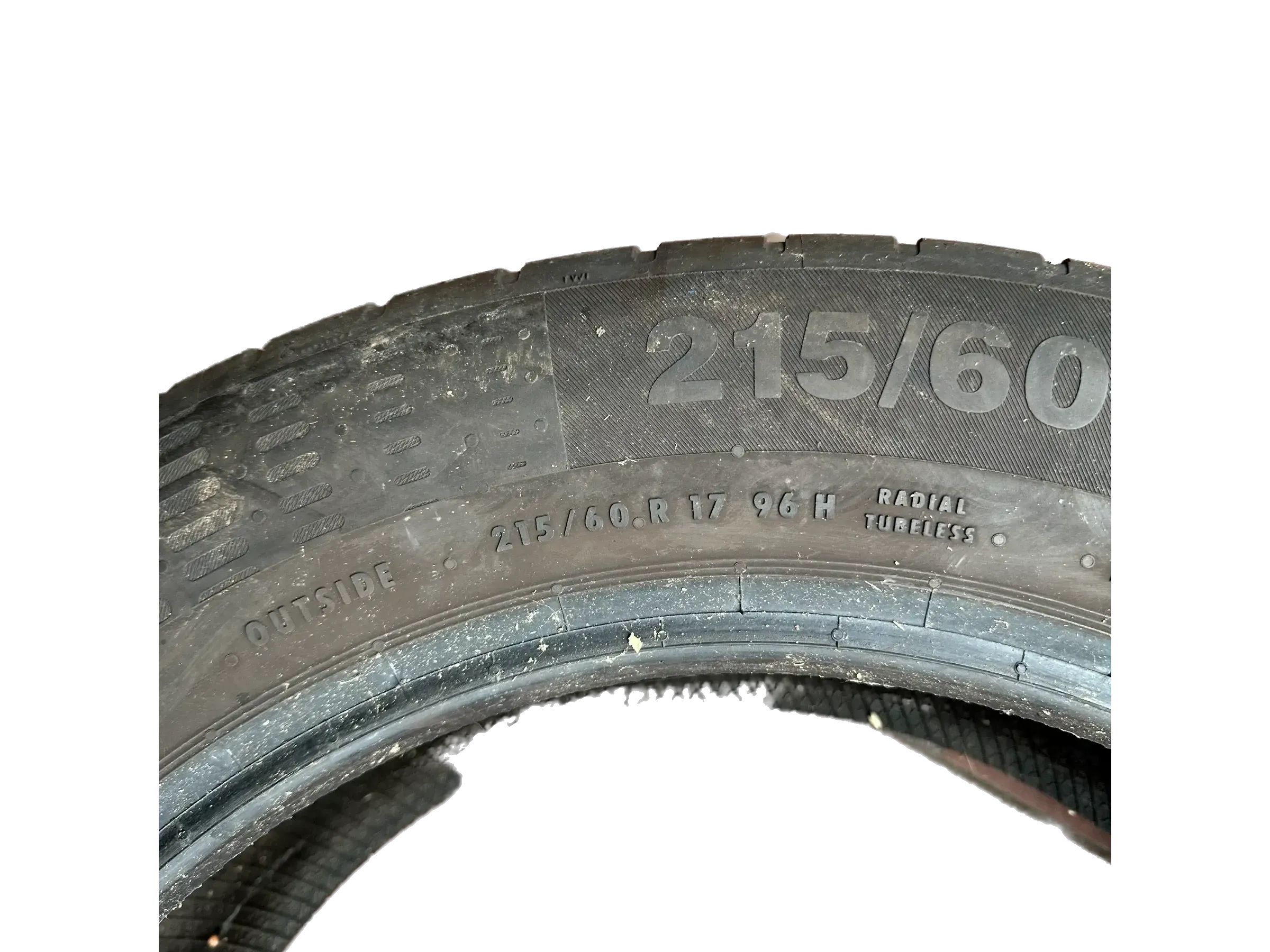 4x Sommerreifen 215/60 R17 96H Continental 2014 6mm
