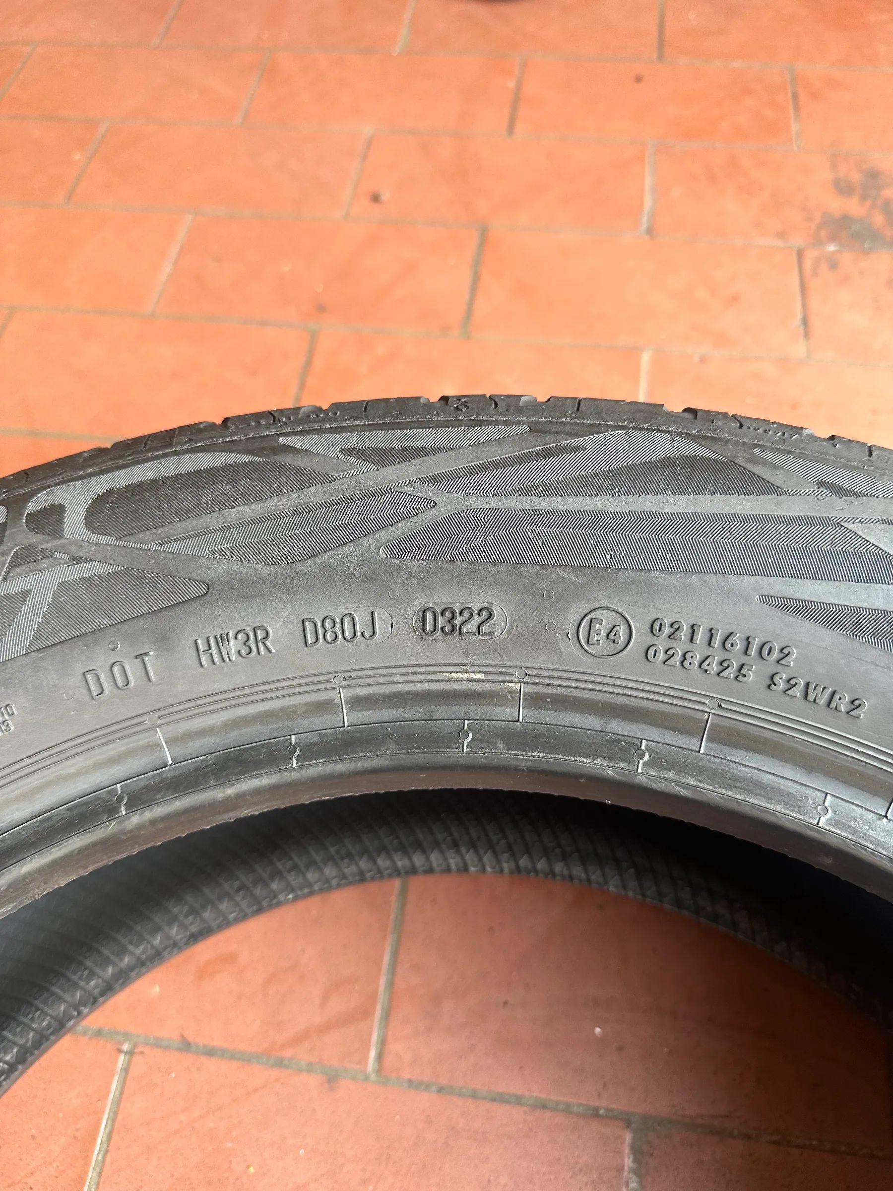 2x Sommerreifen 215/55 R17 94V Continental EcoContact 6 2022 5mm