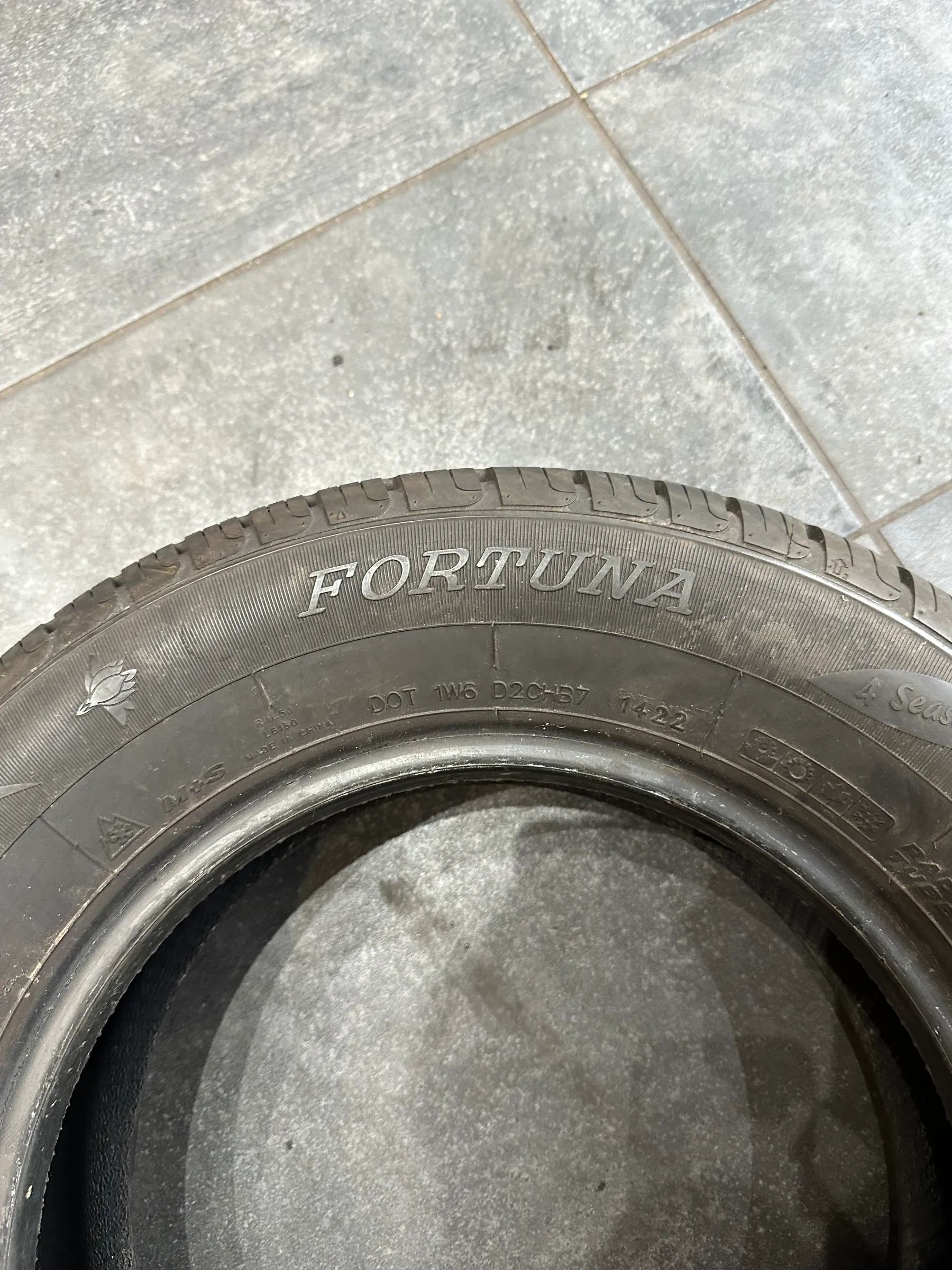 2x Allwetterreifen 175/70 R13 82T Fortuna 2022 6,5mm
