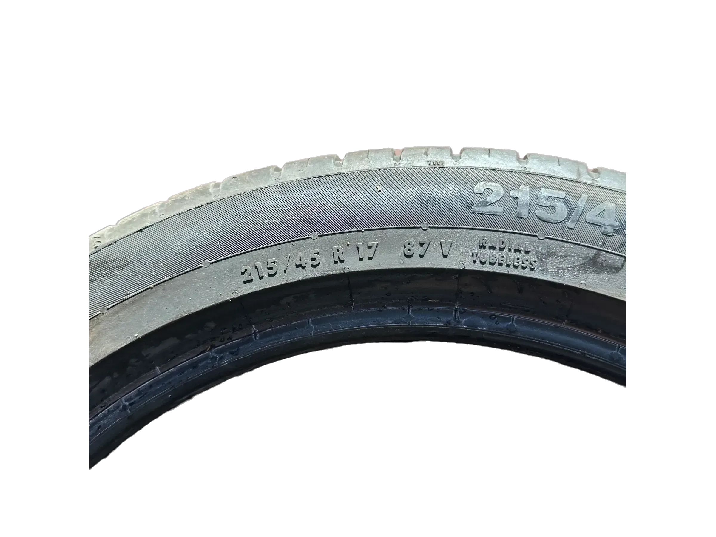 4x Sommerreifen 215/45 R17 87V Continental 2013 6mm
