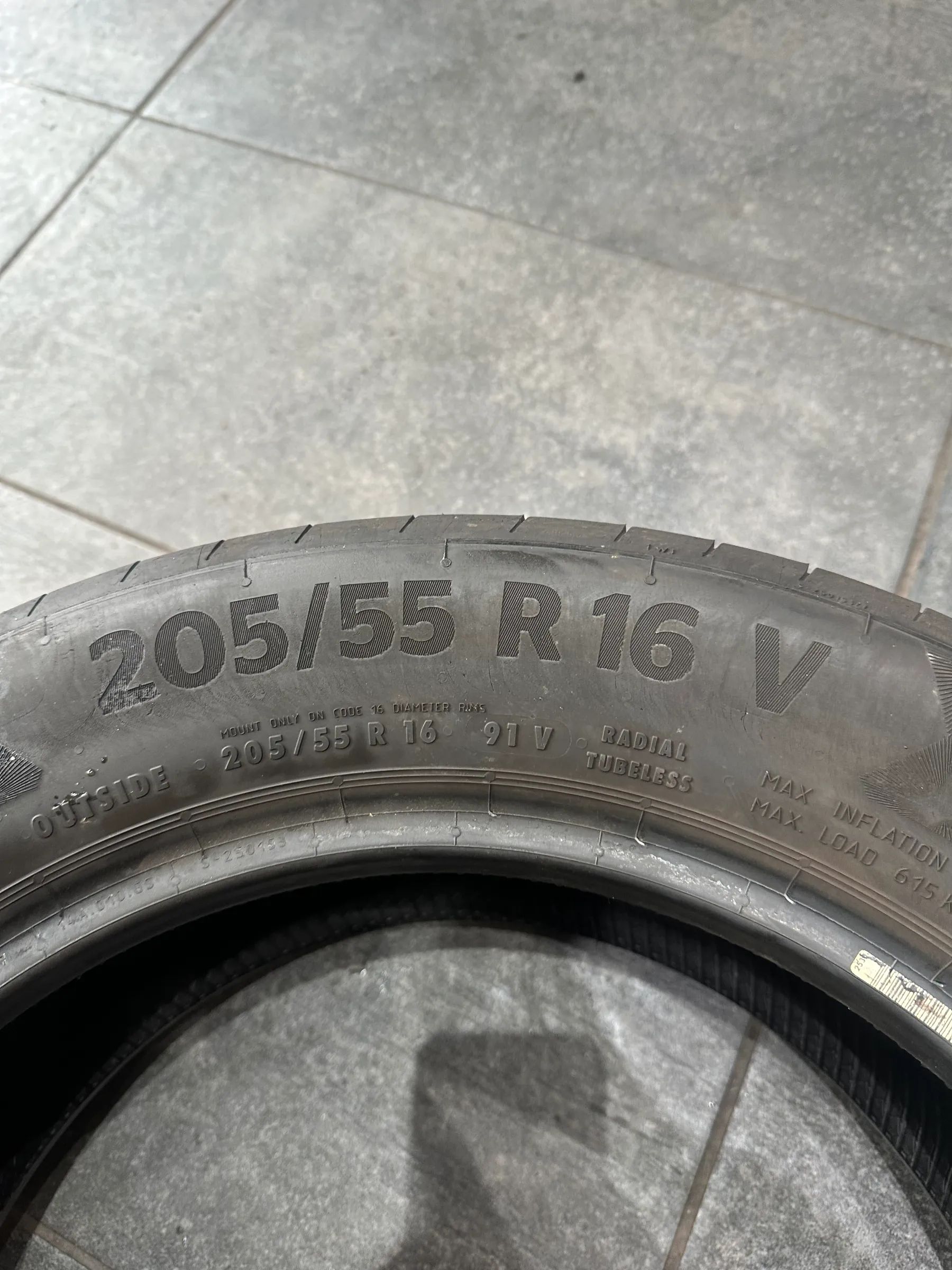2x Sommerreifen 205/55 R16 91V Continental Premuim Contact 6 2019 5,5mm