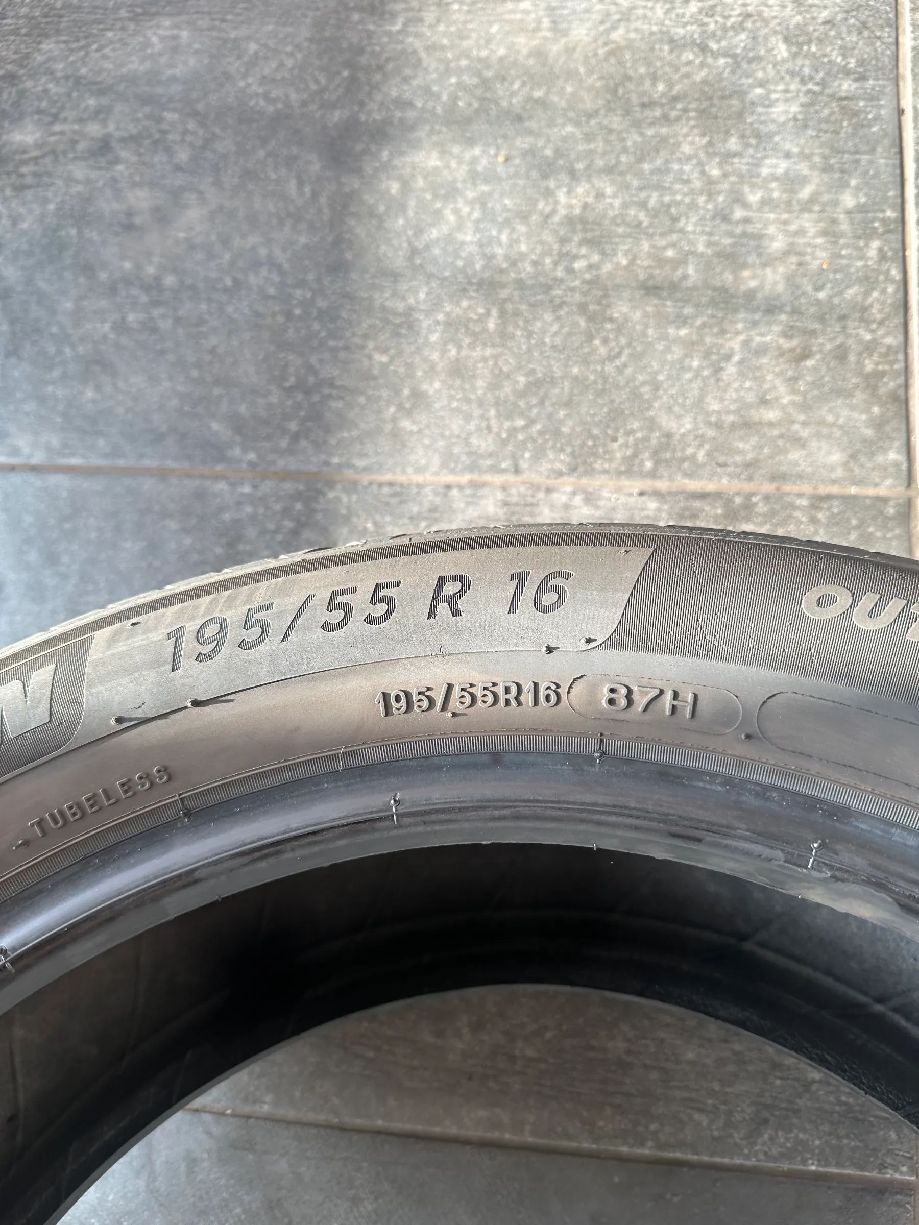 2x Sommerreifen 195/55 R16 87H Michelin 2019 5,5mm