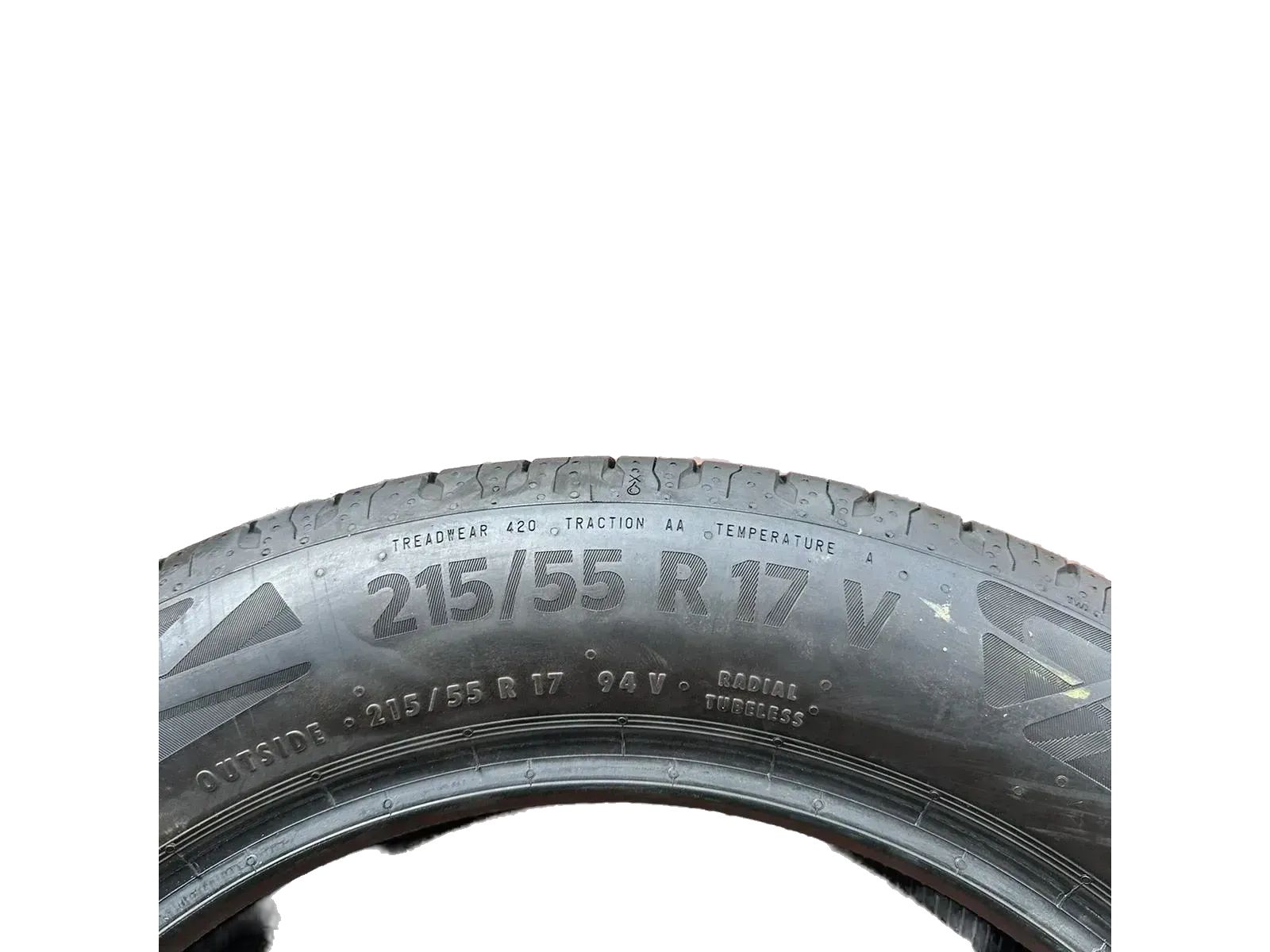 2x Sommerreifen 215/55 R17 94V Continental 2022