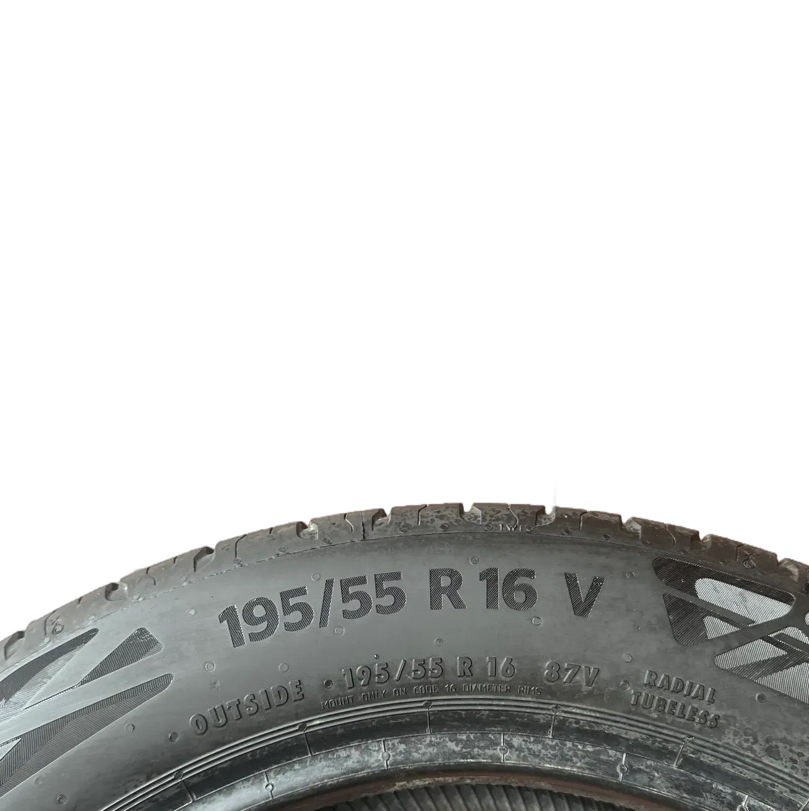 Continental Sommerreifen 2x 195/55 R16 87V 2022 6,2 mm