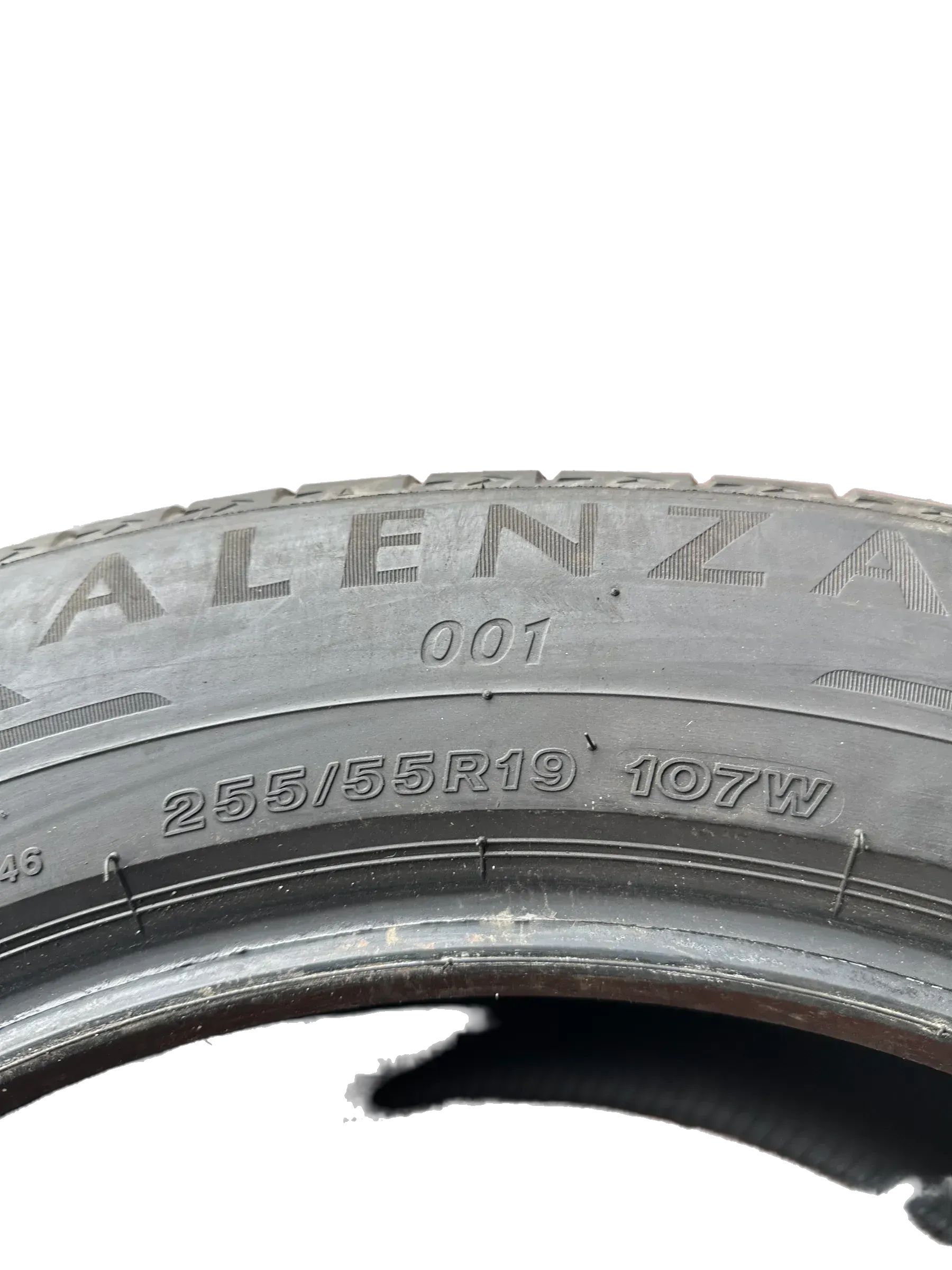 4x Sommerreifen 255/55 R19 107W Bridgestone 2018 5,5mm