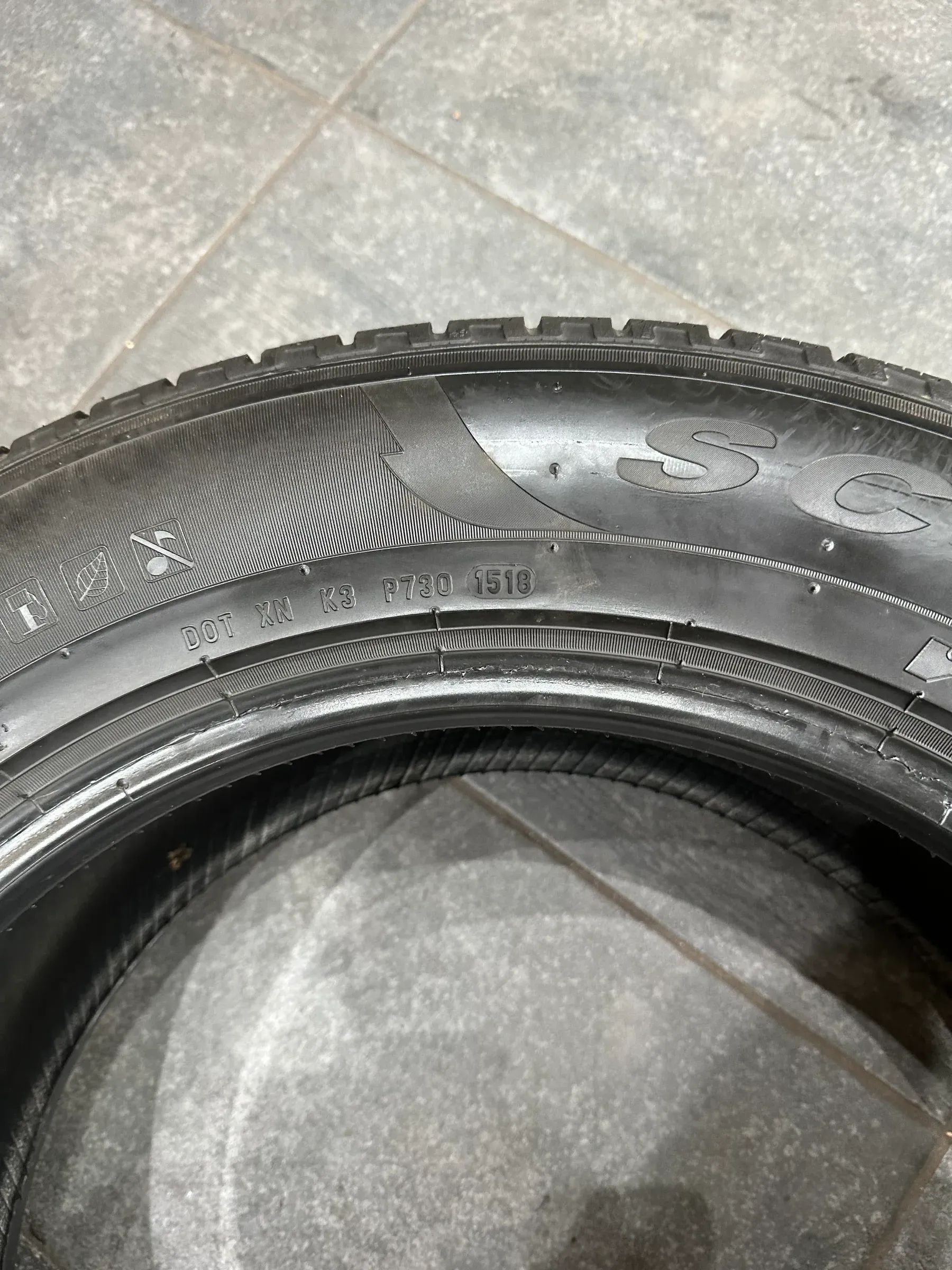 2x Winterreifen 235/60 R18 107H Pirelli 2018 5,5mm