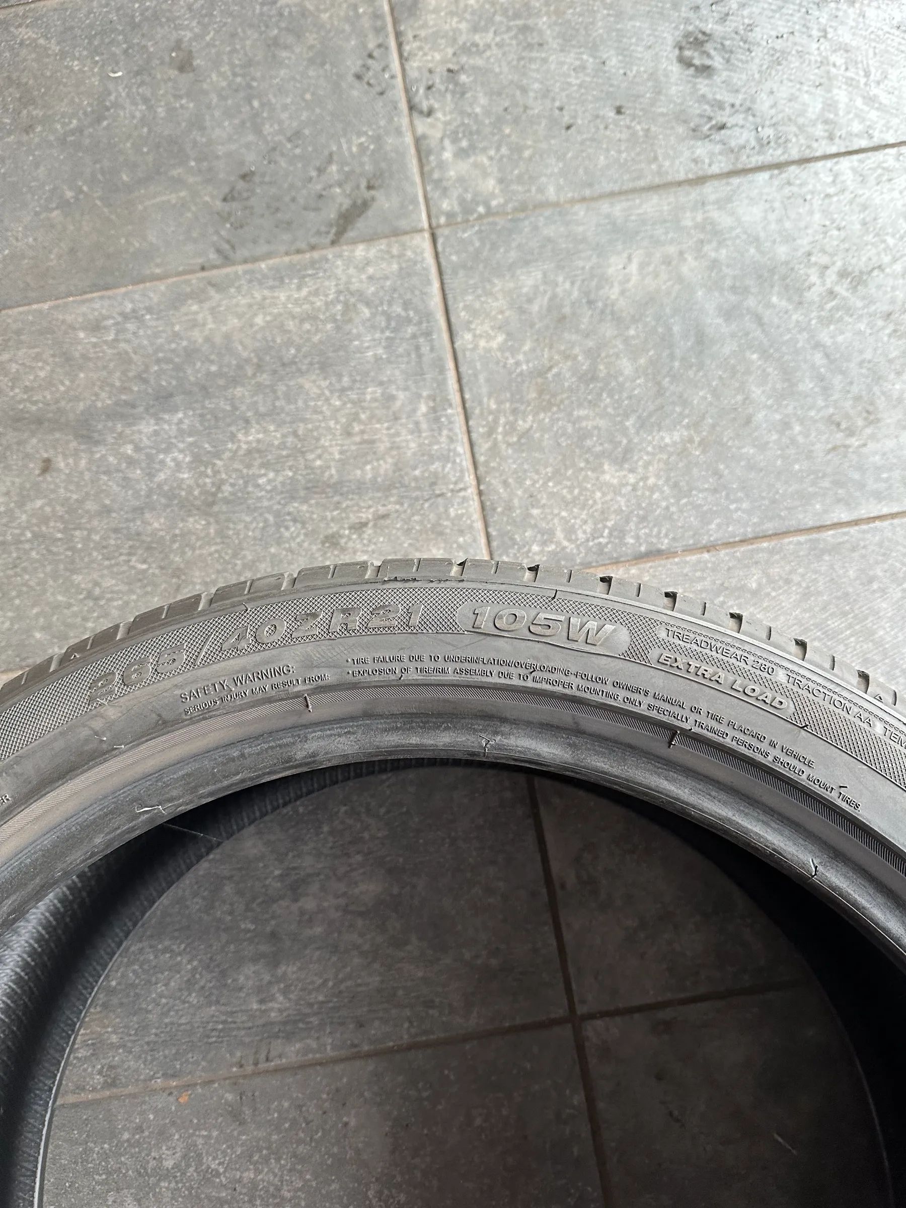 2x Sommerreifen 265/40 R21 105W Westlake 2019 5,2mm